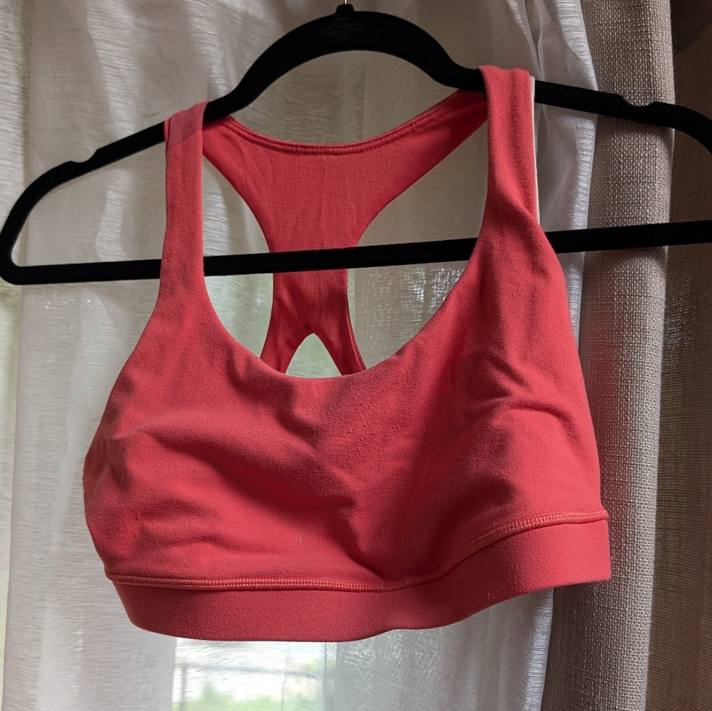 Lululemon Athletica Pink Racerback Sports Bra